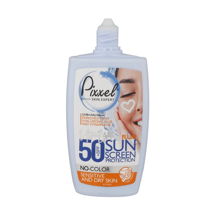 3 کرم ضد آفتاب بی رنگ پیکسل SPF50 مناسب پوست خشک و حساس Pixxel SPF50 Sunscreen Cream For Dry and Sensitive Skin ضد افتاب آفتاب کده افتاب کده آفتابکده افتابکده