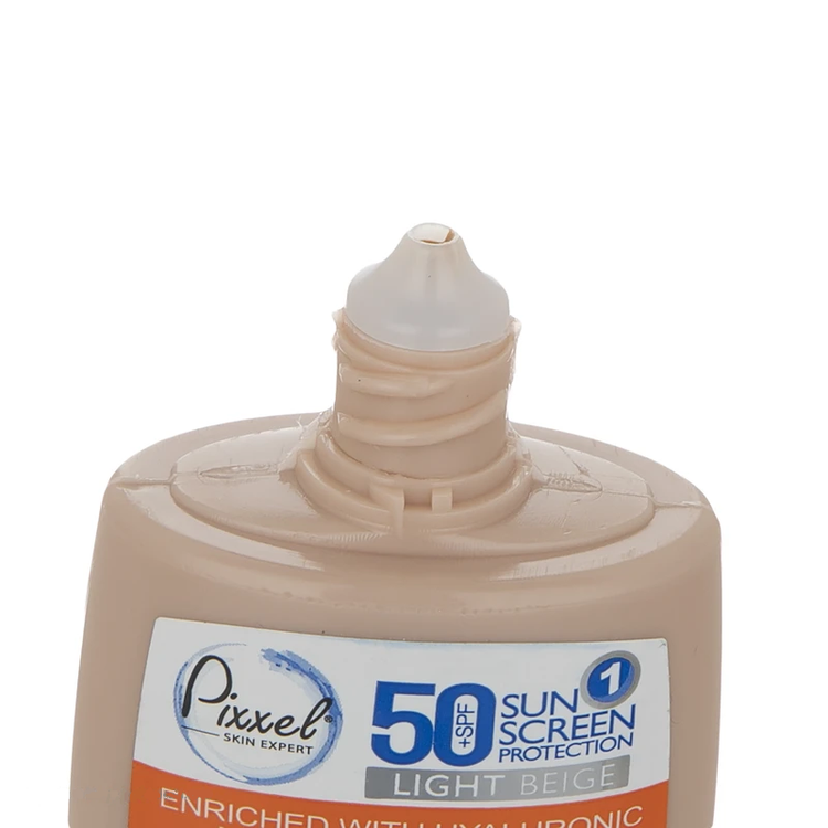 4 کرم ضد آفتاب رنگی پیکسل مدل بژ روشن مناسب پوست خشک و حساس Pixxel Light Beige Tinted Sunscreen Cream SPF50+ For Dry And Sensitive Skin ضدافتاب ضد افتاب ضدآفتاب افتاب کده آفتاب کده