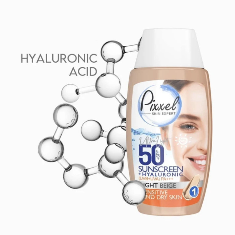 11 کرم ضد آفتاب رنگی پیکسل مدل بژ روشن مناسب پوست خشک و حساس Pixxel Light Beige Tinted Sunscreen Cream SPF50+ For Dry And Sensitive Skin ضدافتاب ضد افتاب ضدآفتاب افتاب کده آفتاب کده