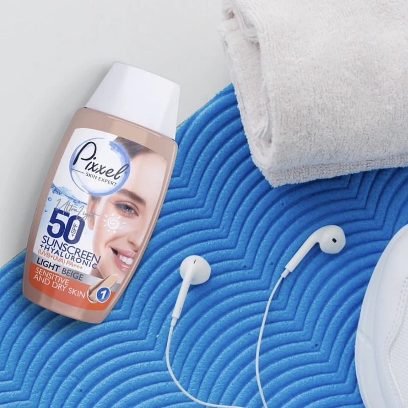12 کرم ضد آفتاب رنگی پیکسل مدل بژ روشن مناسب پوست خشک و حساس Pixxel Light Beige Tinted Sunscreen Cream SPF50+ For Dry And Sensitive Skin ضدافتاب ضد افتاب ضدآفتاب افتاب کده آفتاب کده