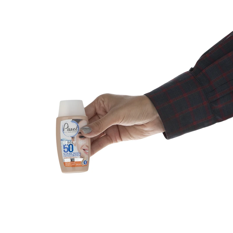 9 کرم ضد آفتاب رنگی پیکسل مدل بژ روشن مناسب پوست خشک و حساس Pixxel Light Beige Tinted Sunscreen Cream SPF50+ For Dry And Sensitive Skin ضدافتاب ضد افتاب ضدآفتاب افتاب کده آفتاب کده