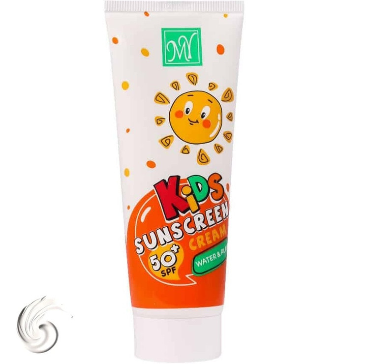 کرم ضد آفتاب کودکان بی رنگ مای SPF50+ مناسب انواع پوست