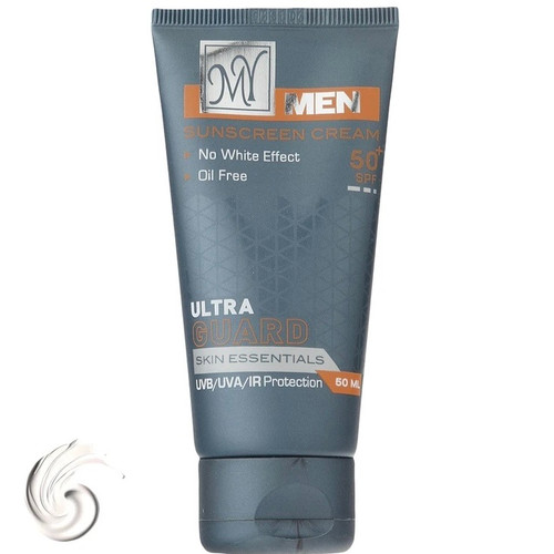 کرم ضد آفتاب بی رنگ آقایان مای SPF50 مناسب انواع پوست