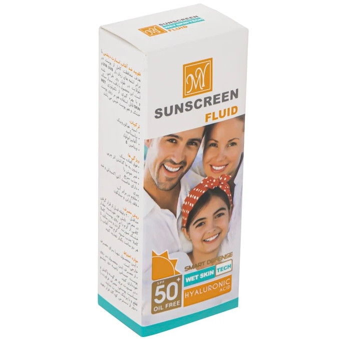 فلوئید ضد آفتاب بی رنگ مای SPF 50 50 مناسب انواع پوست