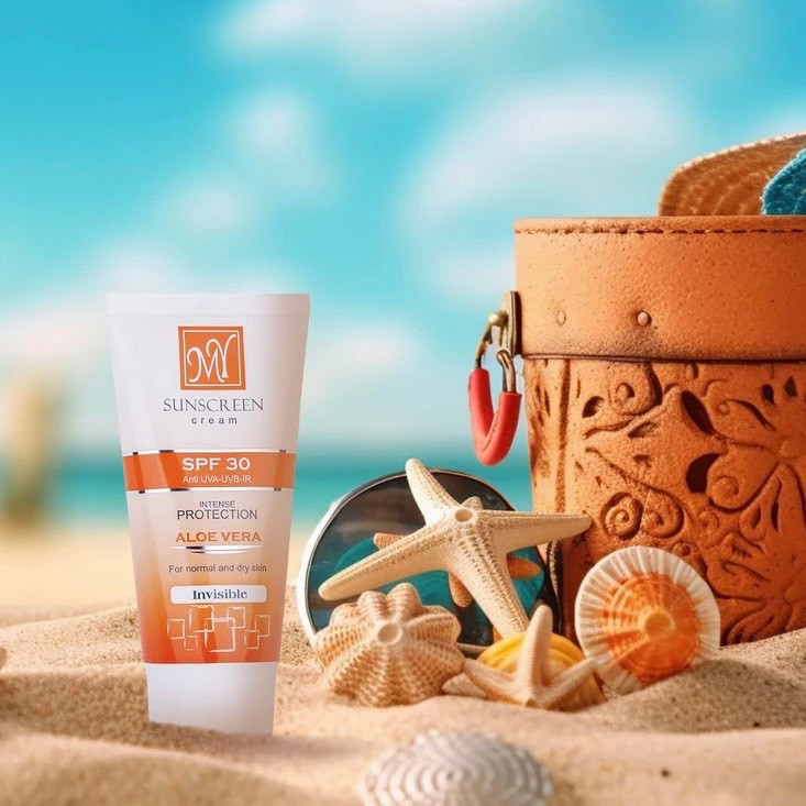کرم ضد آفتاب بی رنگ مای SPF30 مناسب پوست خشک و معمولی My Sunscreen Invisible Cream For Normal and Dry Skins SPF30 افتابکده آفتاب کده