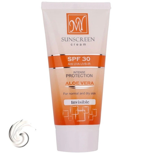 کرم ضد آفتاب بی رنگ مای SPF30 مناسب پوست خشک و معمولی