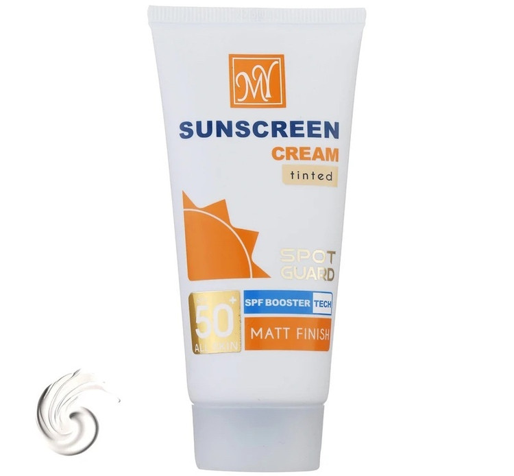 کرم ضد آفتاب ضد لک بی رنگ مای SPF50 پوست نرمال تا خشک