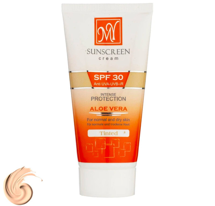 کرم ضد آفتاب رنگی (بژ طبیعی) مای SPF30 مناسب پوست معمولی و خشک